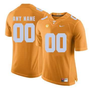 Mens Tennessee Volunteers Orange Customized College Football Jersey->customized ncaa jersey->Custom Jersey